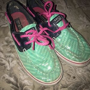 Sequin Sperrys